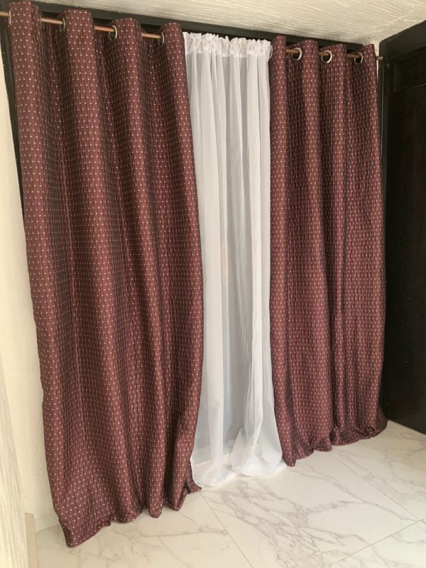 Cortinas de Bengalina, diseño Aros - Imagen 4