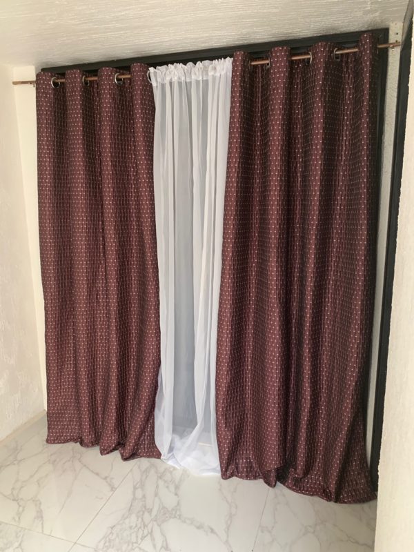 Cortinas de Bengalina, diseño Aros - Imagen 2